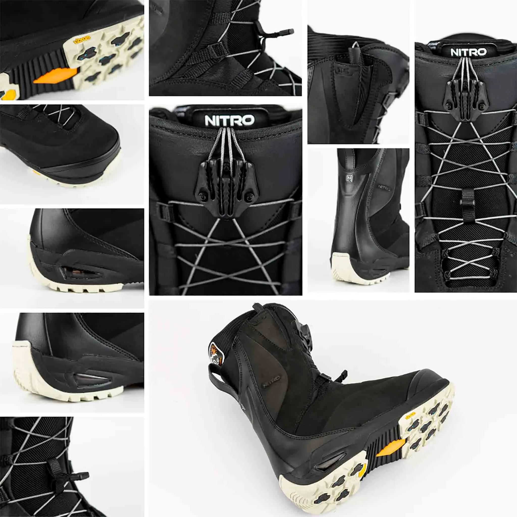 Nitro Womens Bianca TLS  Snowboard Boots Black 2025