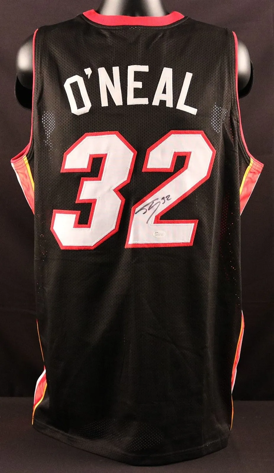 Shaquille O'Neal Signed Autographed Miami Heat Basketball Jersey (JSA COA)
