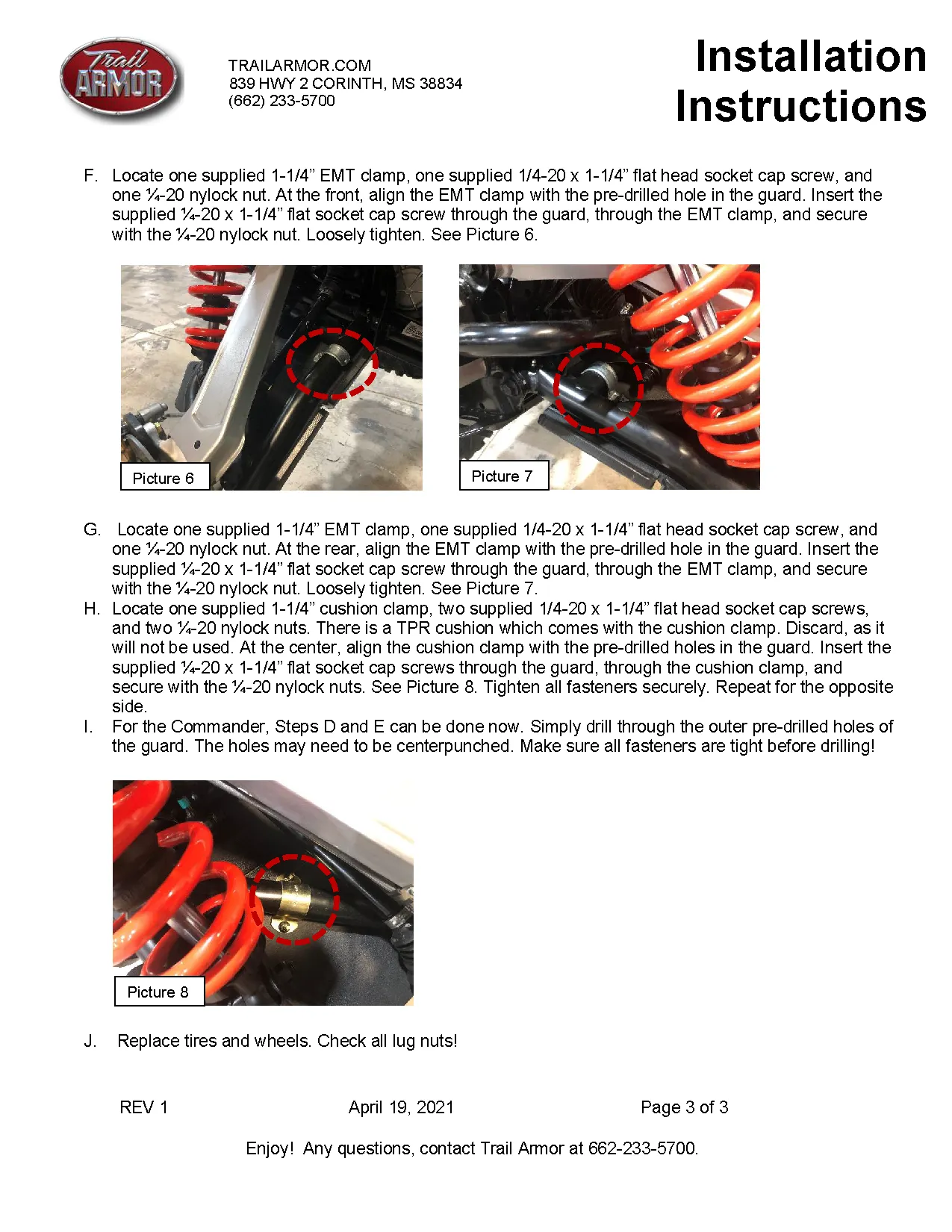 Trail Armor Can Am Maverick Sport X XC, Maverick Sport X MR, Maverick Sport X RC, Commander XT, Commander Max XT, Commander XT-P, Commander X MR and Commander Max XT-P  iMpact A-Arm Guards iMpact A-Arm Guards